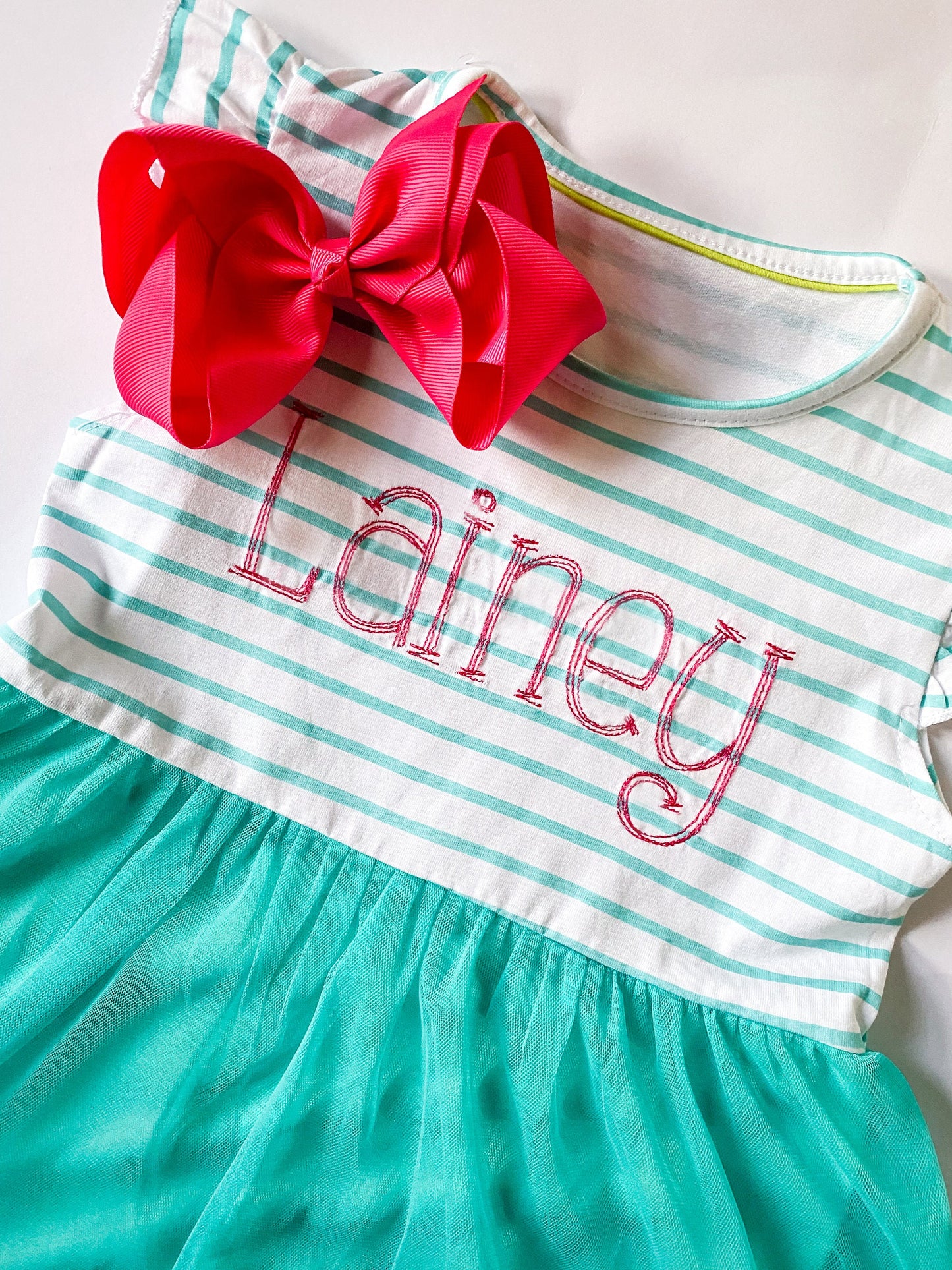 Girl's Personalized Pony Horse Dress, monogrammed toddler dress, birthday dress, birthday outfit, gift, tutu