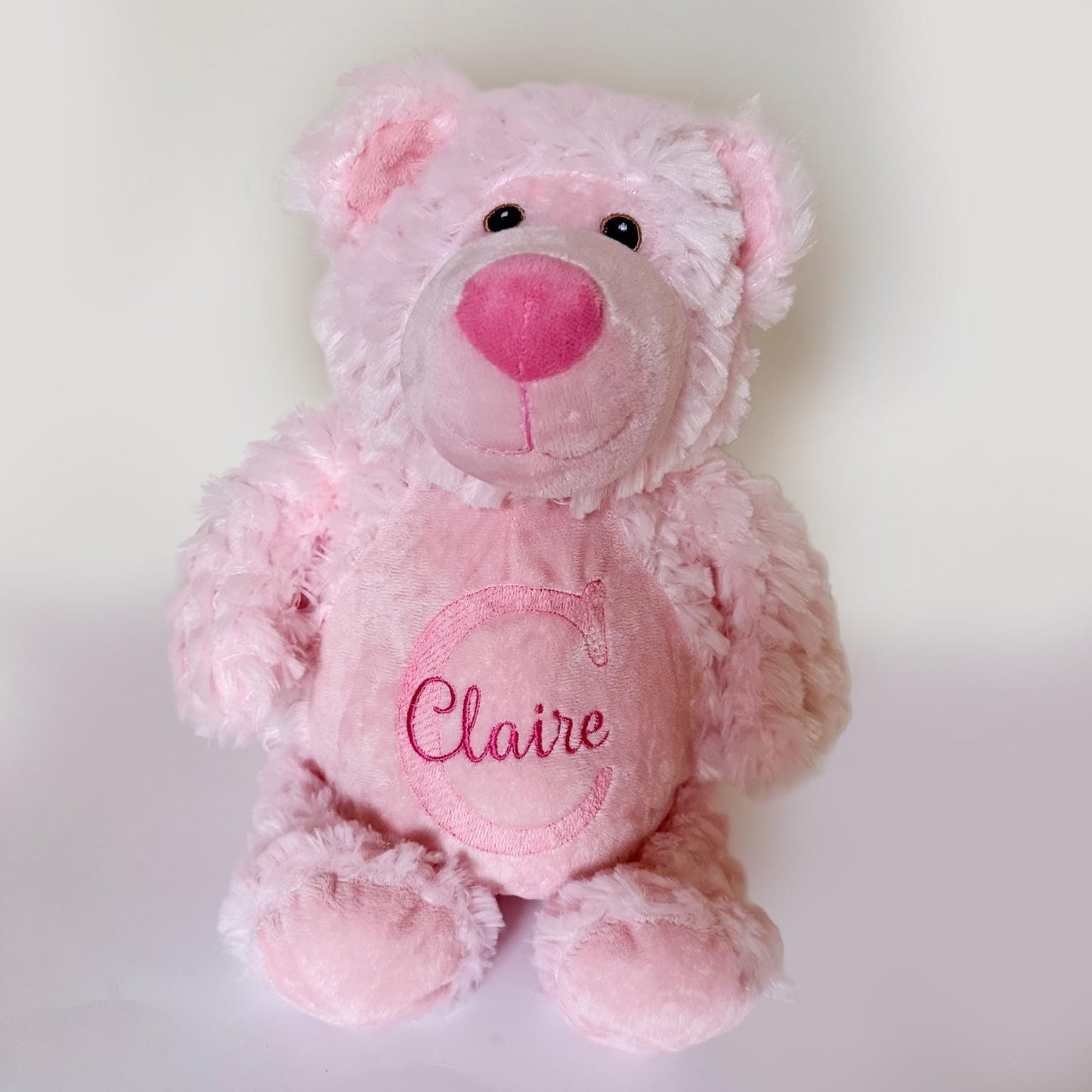 Custom Embroidered Bear – Personalized Baby Name Keepsake Plush Animal __etsy:7967563950
