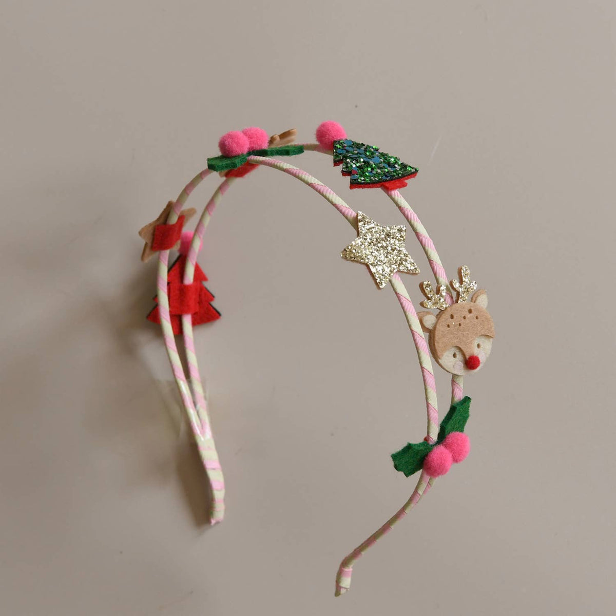Girls’ Christmas Double Headband - Savannah Creations