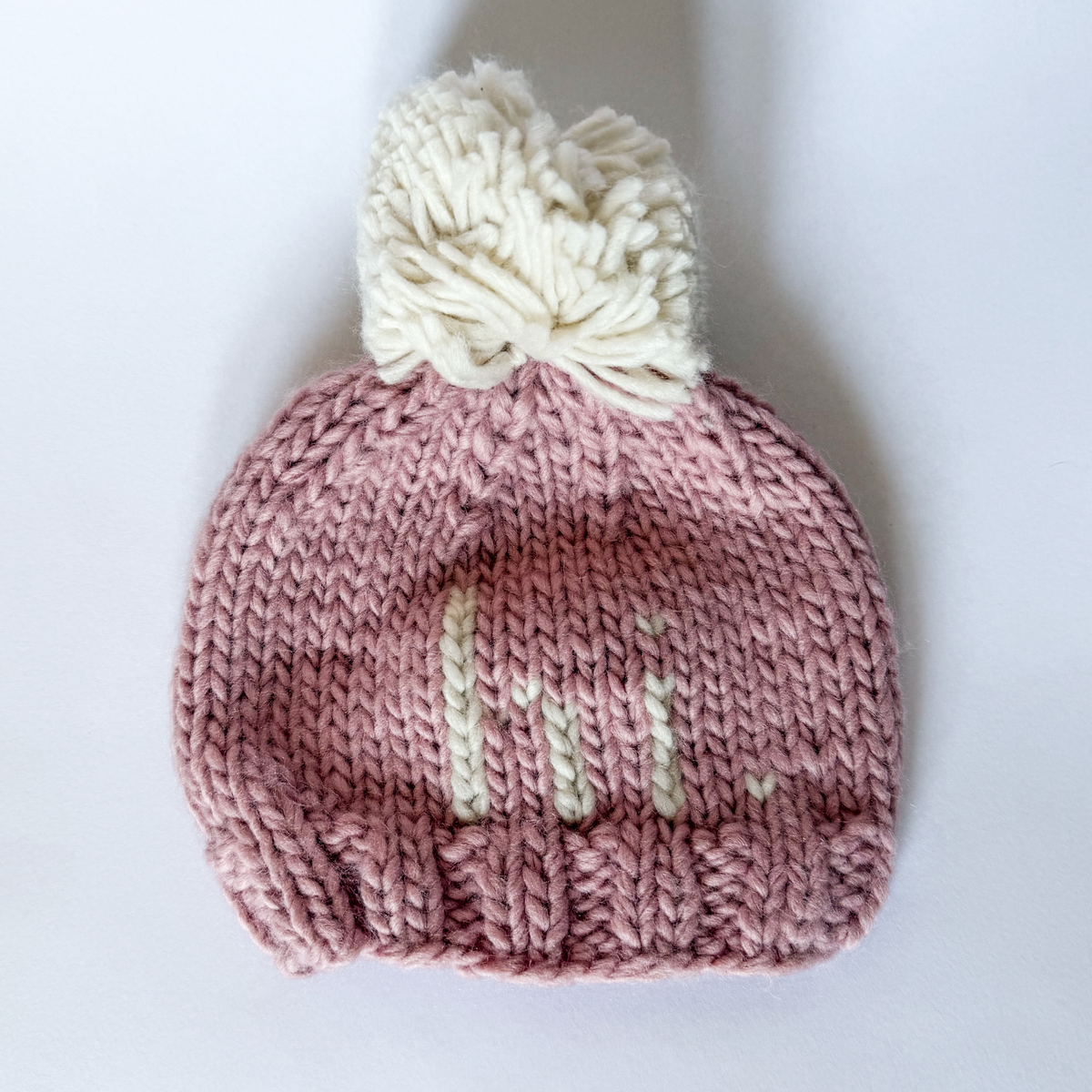 Hi. Rosy Hand Knit Beanie Hat Baby & Kids - Savannah Creations