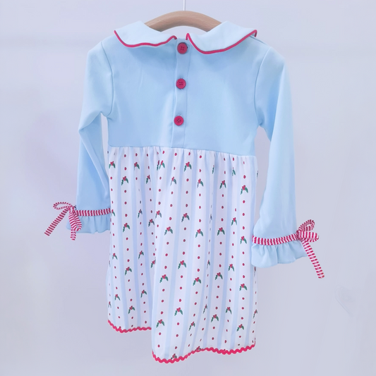 Holly-Days Dress flat lay front view