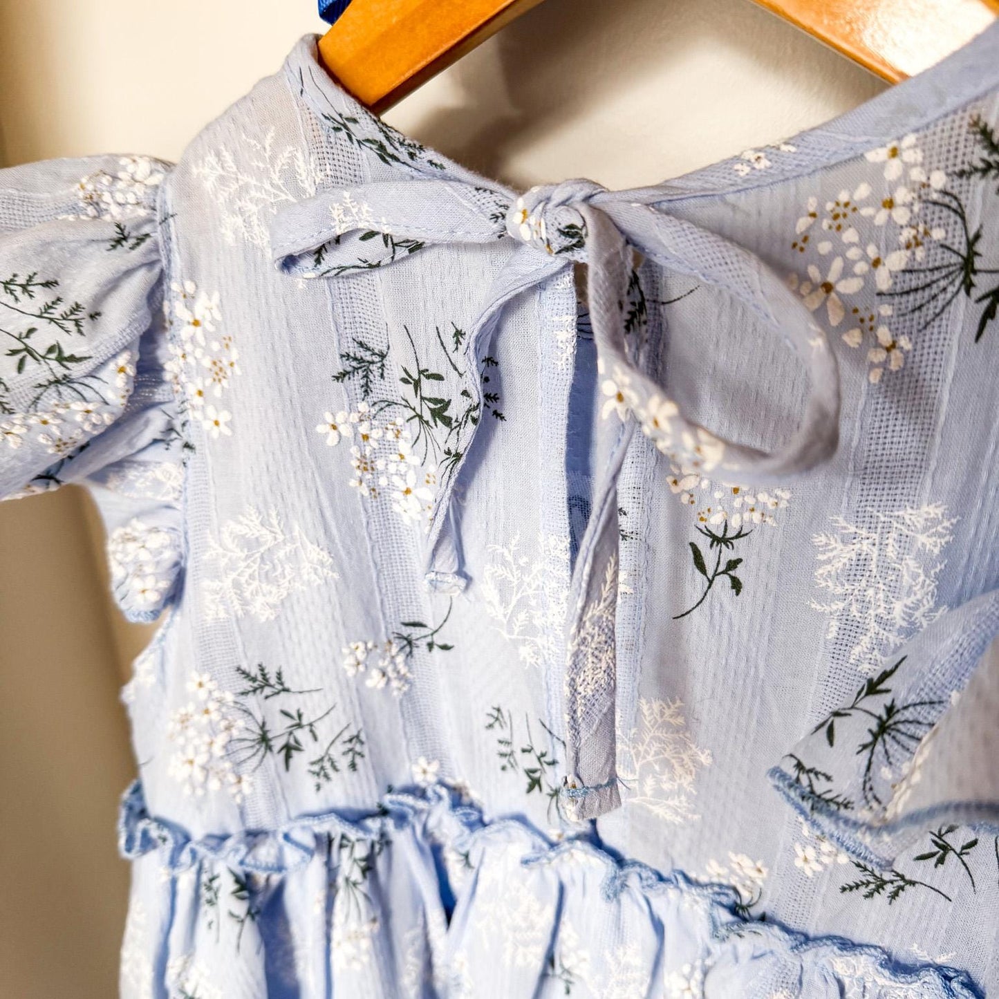 Personalized Floral Girls Dress | Monogrammed Spring & Easter Outfit | Custom Name Boutique Dress