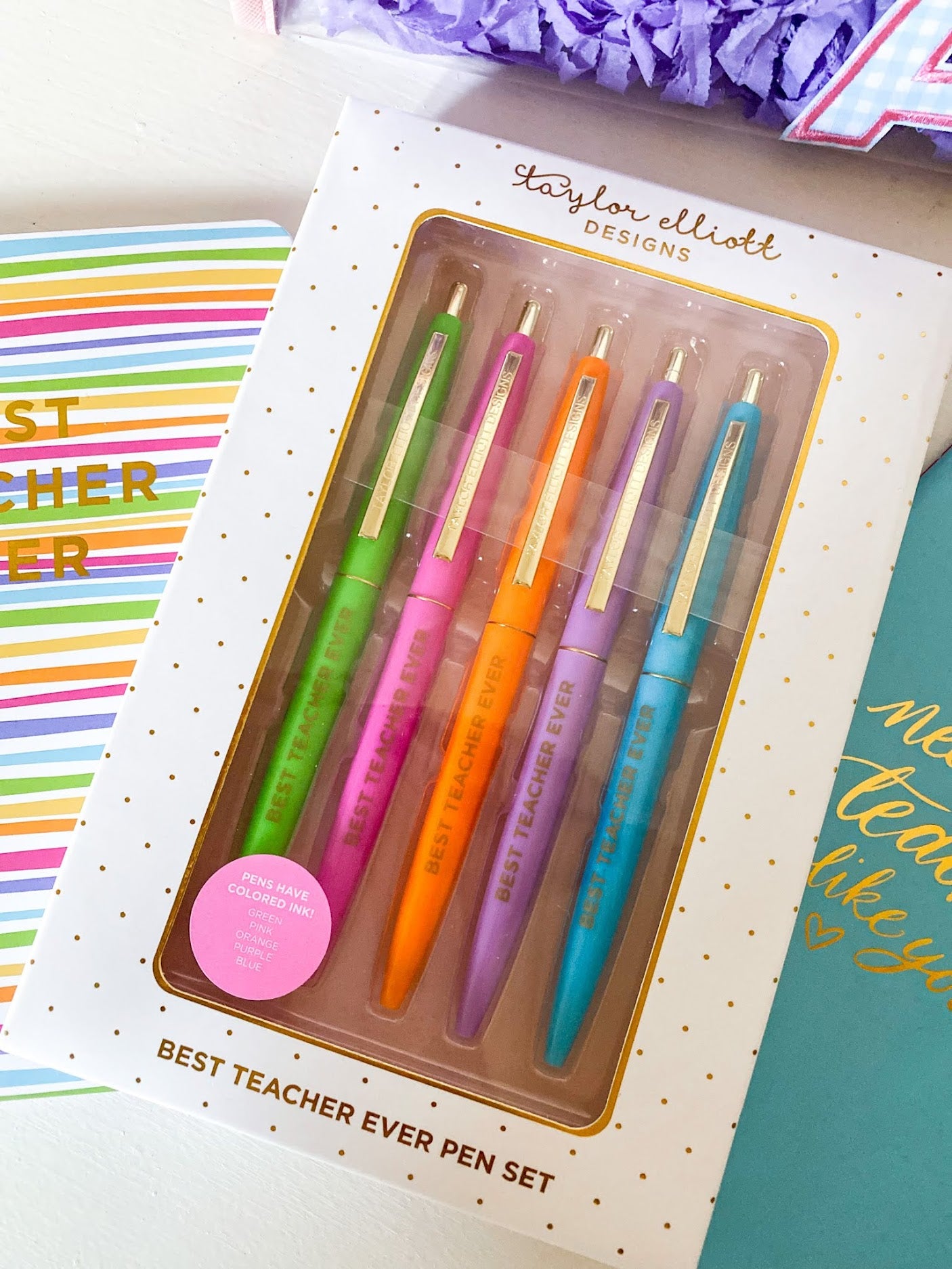 Teacher Notebook and Pen Set