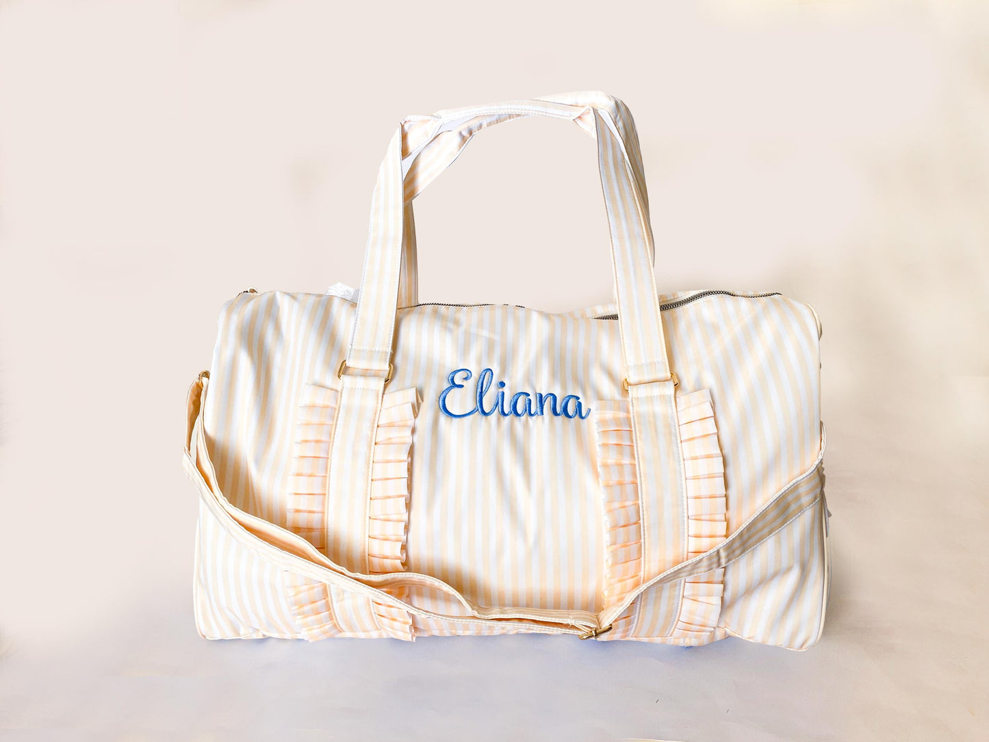 Girl's Monogrammed Sleepover Bag