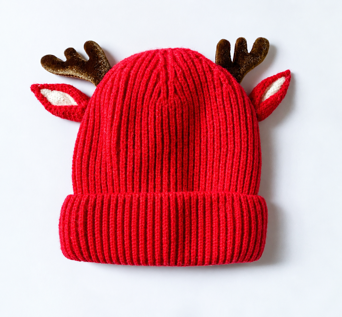 Reindeer Beanie for Baby & Toddler | Christmas Winter Hat | Boys & Girls Holiday Beanie