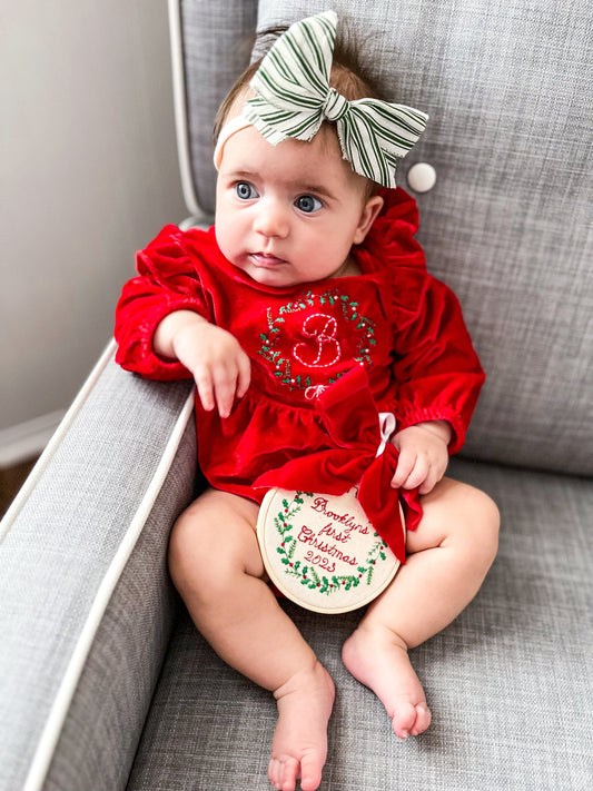 Baby's First Christmas Embroidery Ornament *BESTSELLER* - Savannah Creations