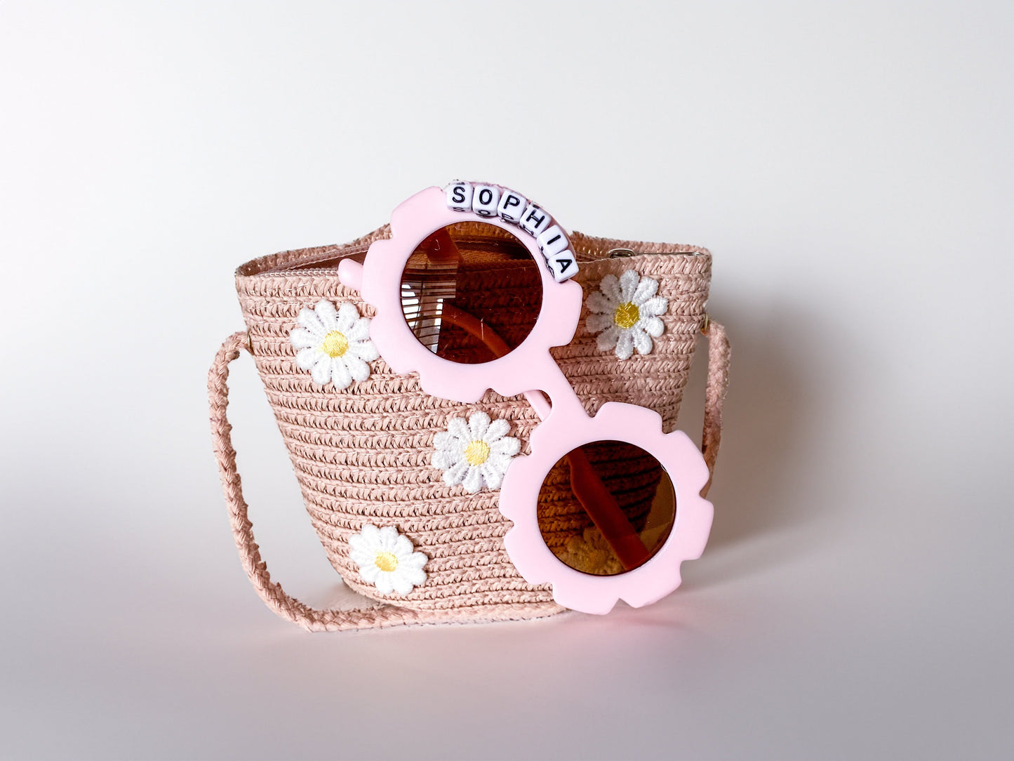 Personalized Daisy Sunglasses & Toddler Purse Gift Set - Savannah Creations