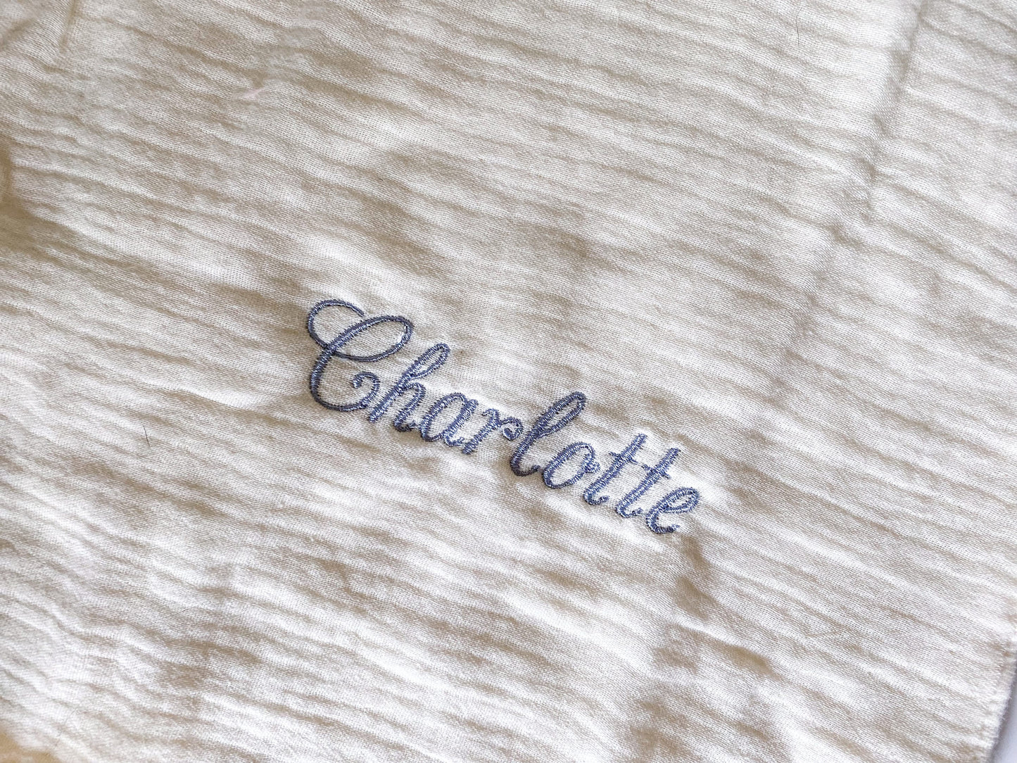 Organic Cotton Muslin Lovey Blanket