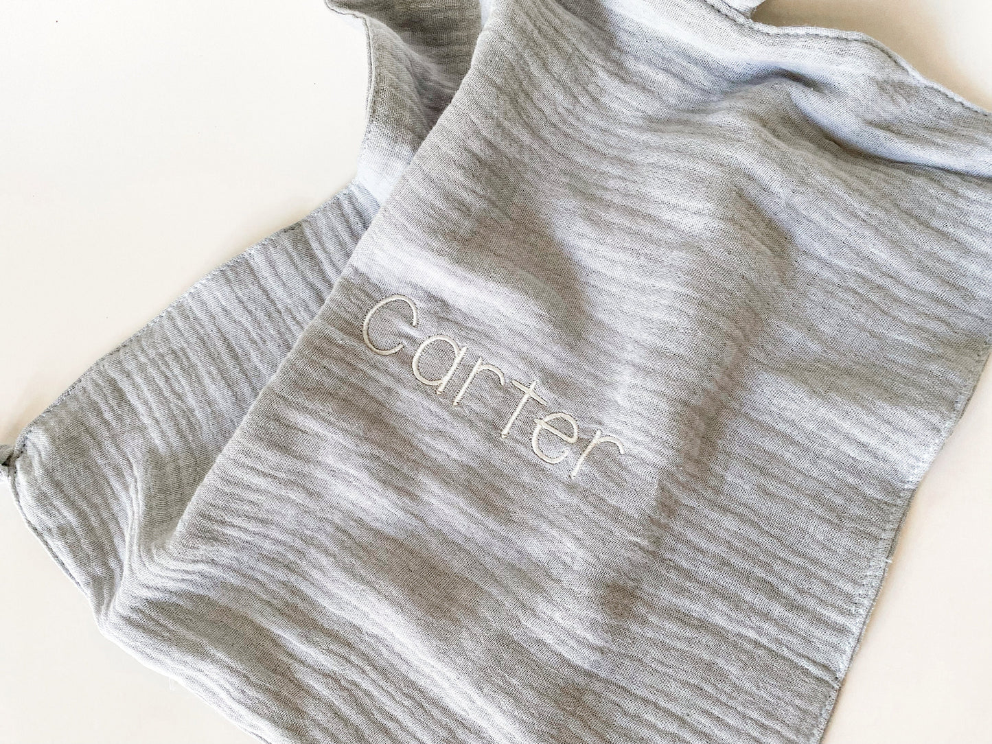 Organic Cotton Muslin Lovey Blanket