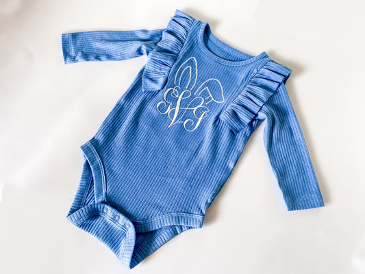 Easter Bunny Ears Baby Bodysuit