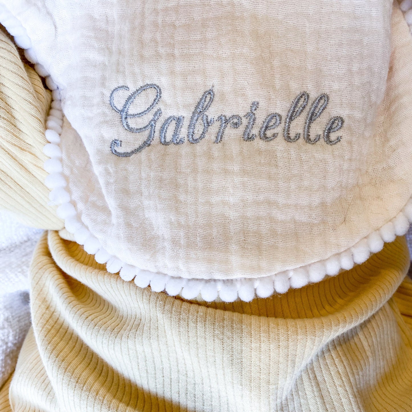 Lace Cotton Gause Baby Bibs