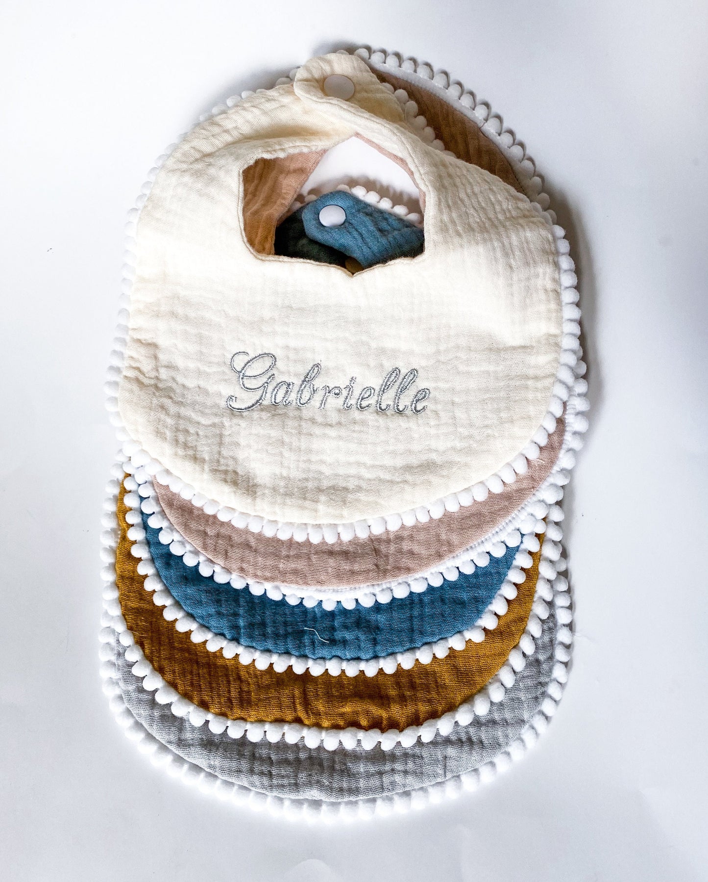 Lace Cotton Gause Baby Bibs