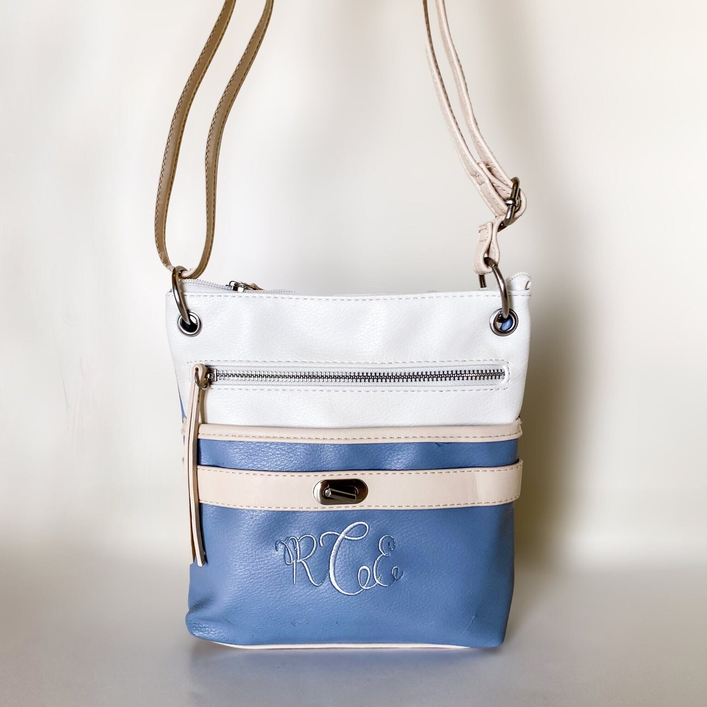 Colorblocked Crossbody Purse