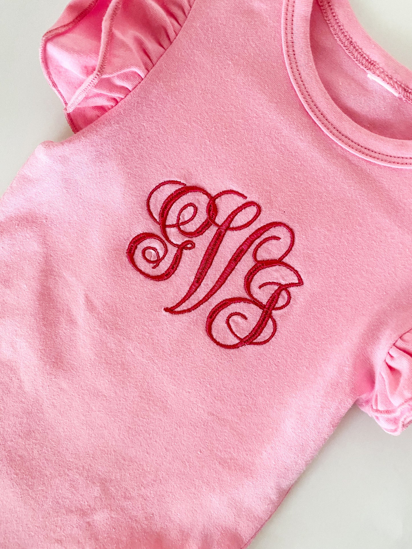 Monogrammed Baby Onesie