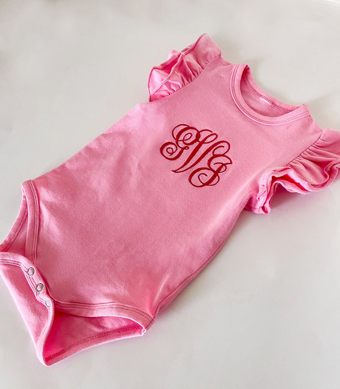 Monogrammed Baby Onesie