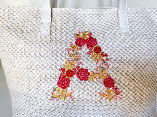 Monogrammed Bag & Beach Towel