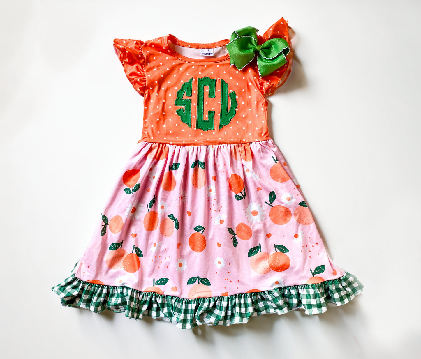 Girls Fruit Orange Dress