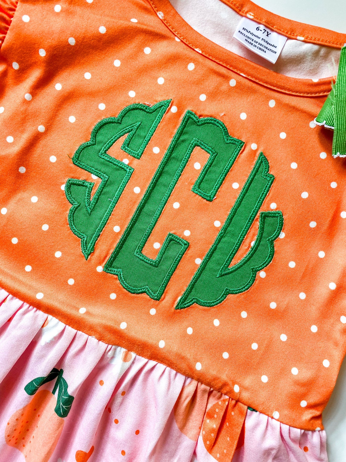 Girls Fruit Orange Dress