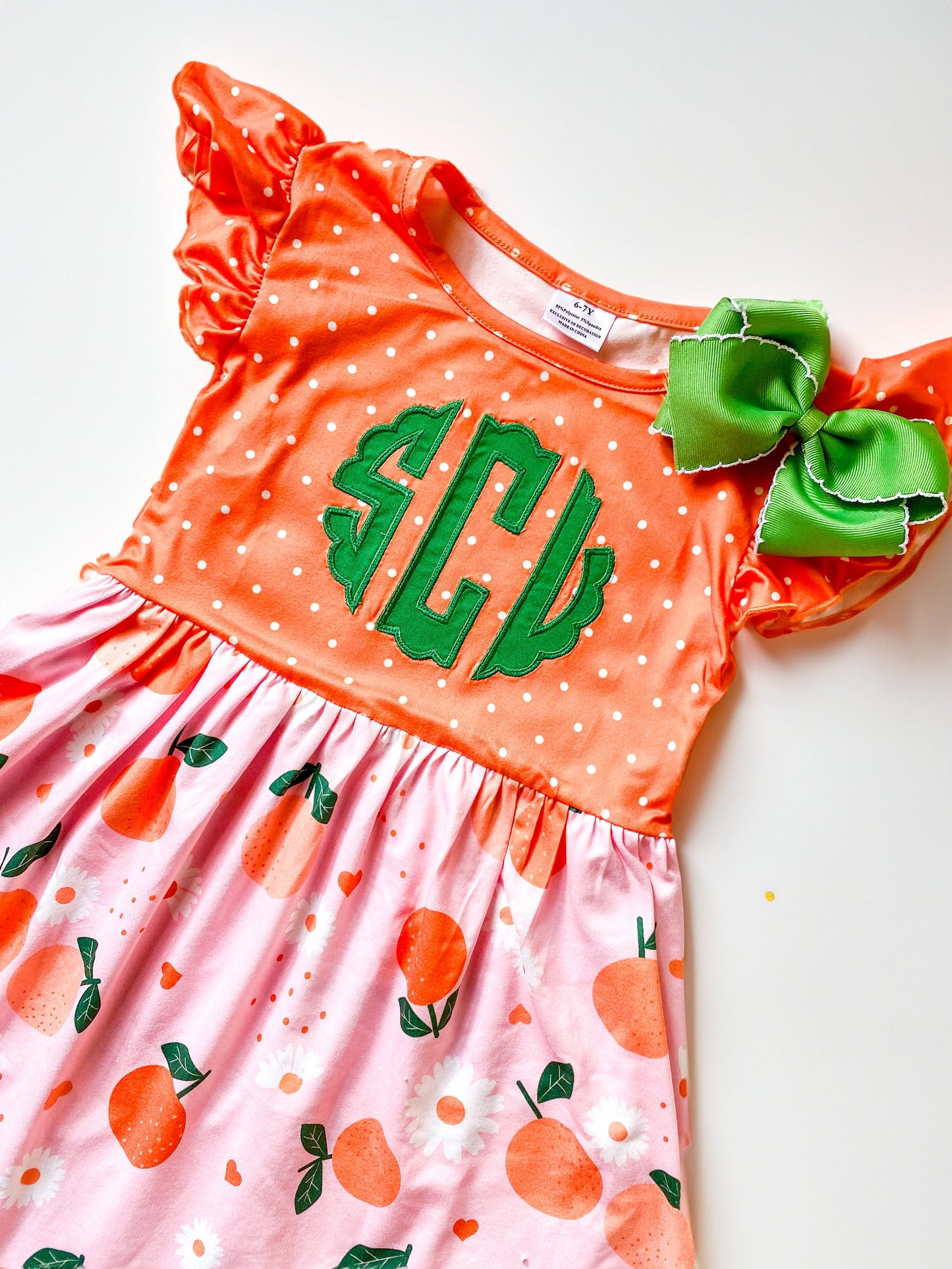 Girls Fruit Orange Dress