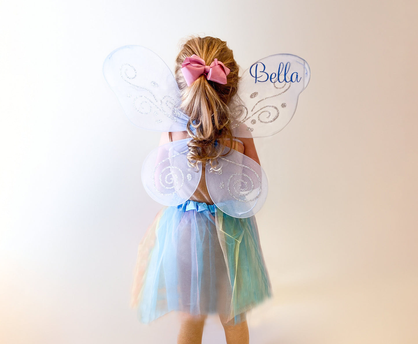 Girl's Monogrammed Fairy Wing Costume Set