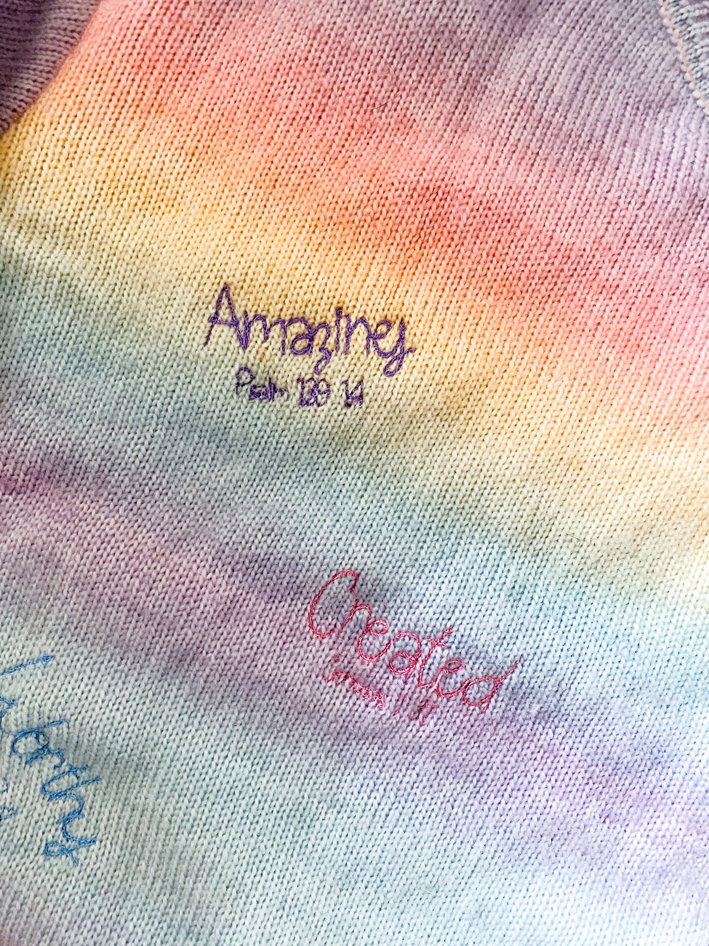 Girl's Bible Verse Affirmation Sweater