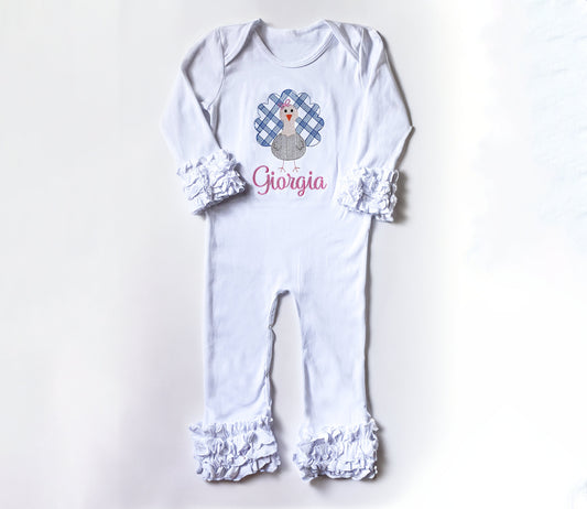 Toddler Baby Girl Thanksgiving Bodysuit