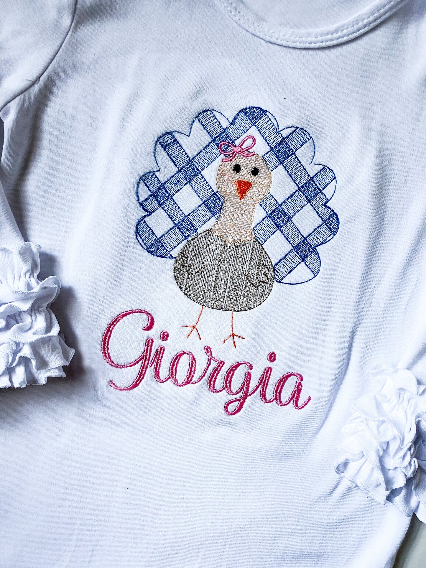 Toddler Baby Girl Thanksgiving Bodysuit