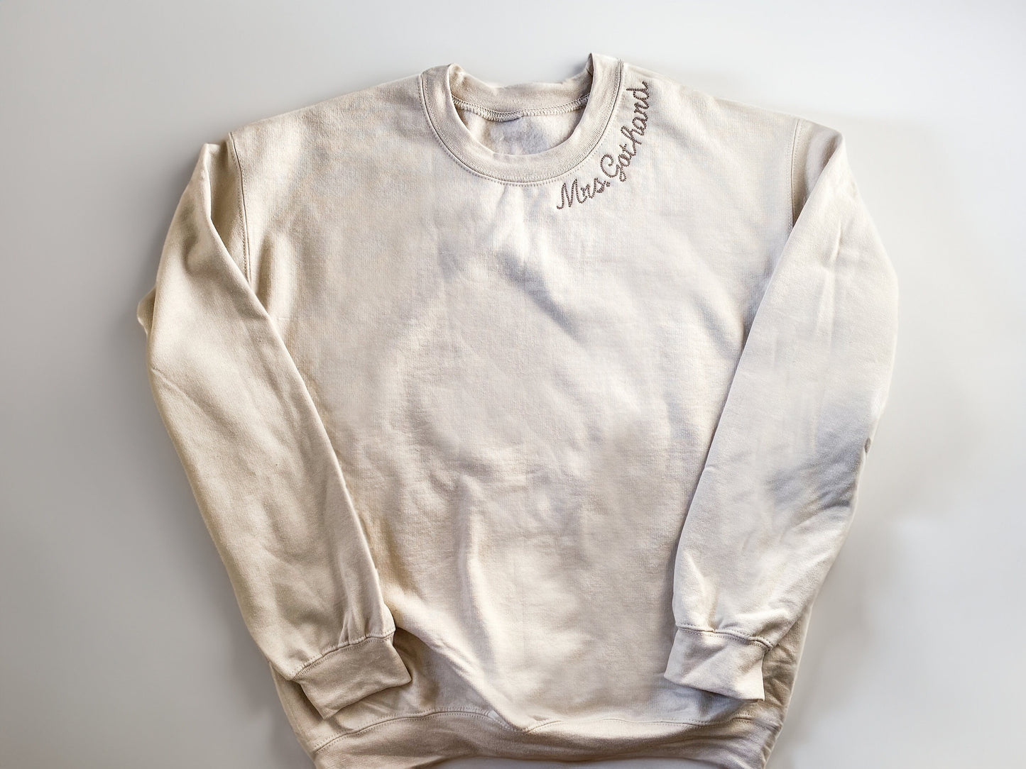 Teacher Embroidered Custom Sweatshirt