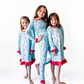 Kid's Candy Cane Pajama 2 Piece Set