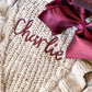 Baby Girl Monogrammed Chunky Sweater - Savannah Creations