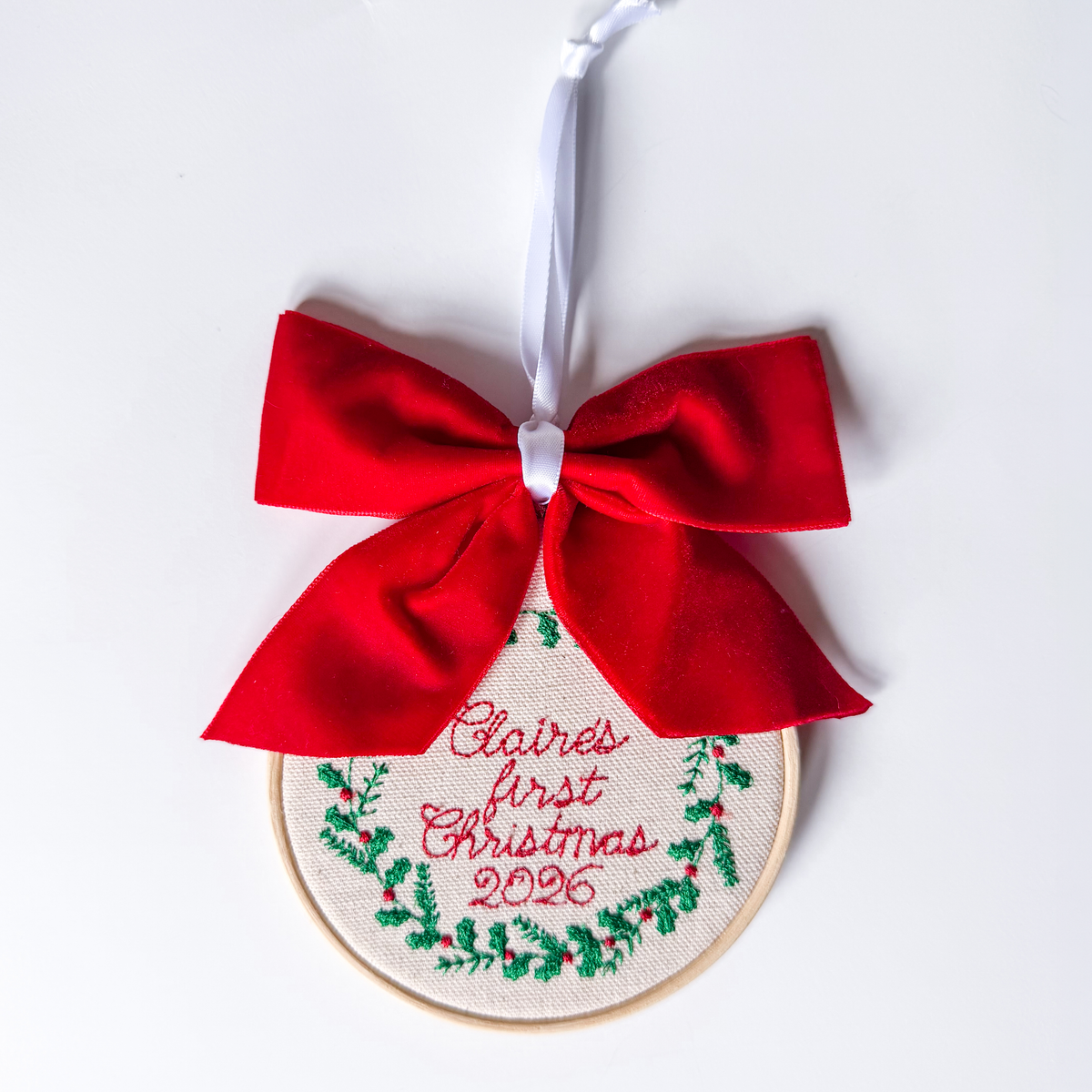 Baby's First Christmas Ornament, 2026 - Savannah Creations