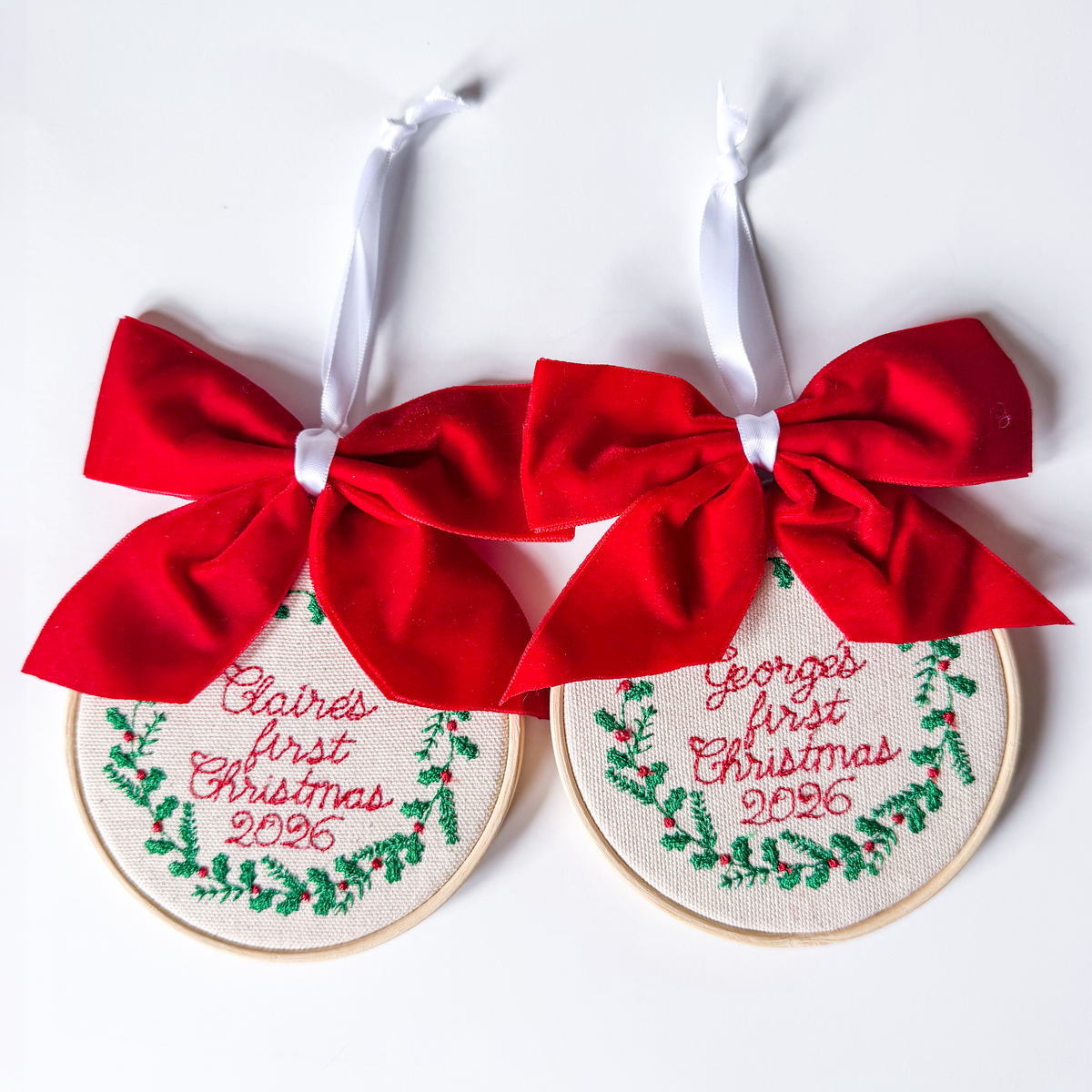 Baby's First Christmas Ornament, 2026 - Savannah Creations