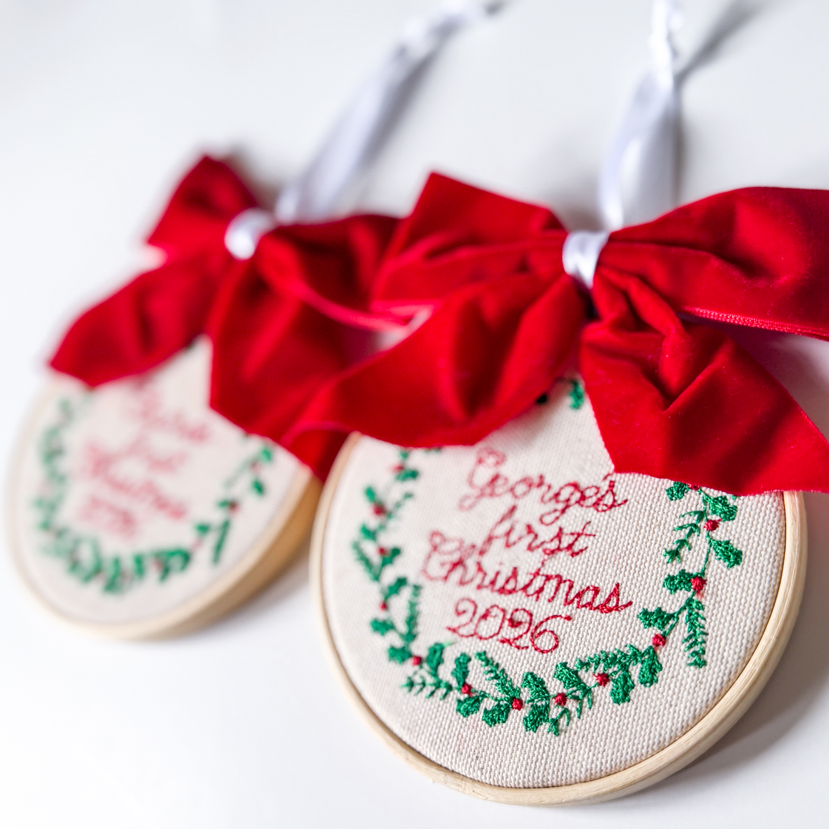 Baby's First Christmas Ornament, 2026 - Savannah Creations