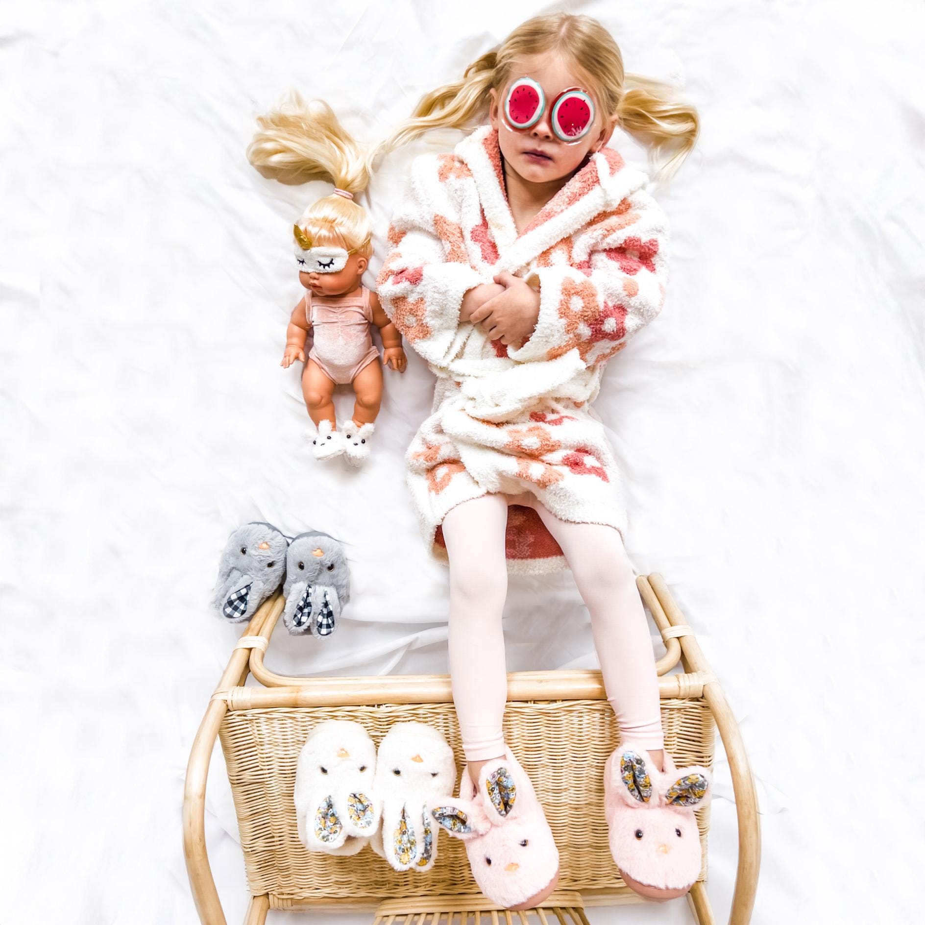 Baby Bunny Slippers: Plush Easter Gift for Toddlers