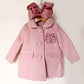 Baby Toddler Monogrammed Peacoat- Birthday, Valentine's Girly Coquette Coat