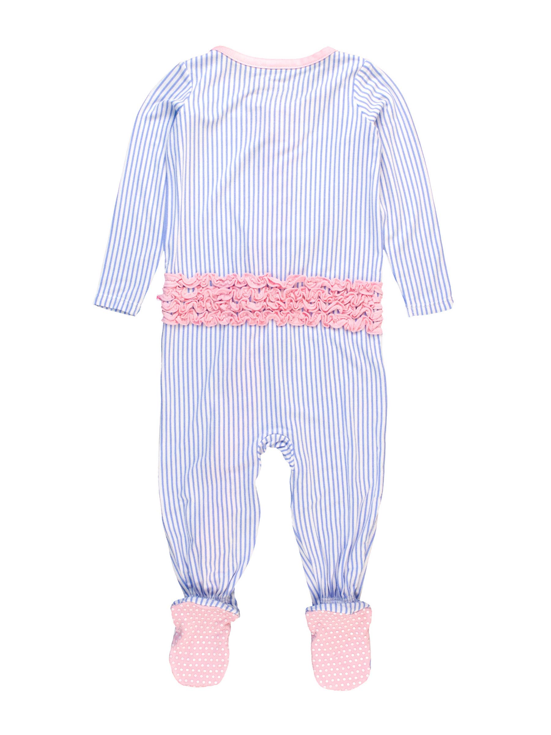 Bamboo Bliss Ruffled Baby Sleeper with Comfort Zipper - Savannah Creations