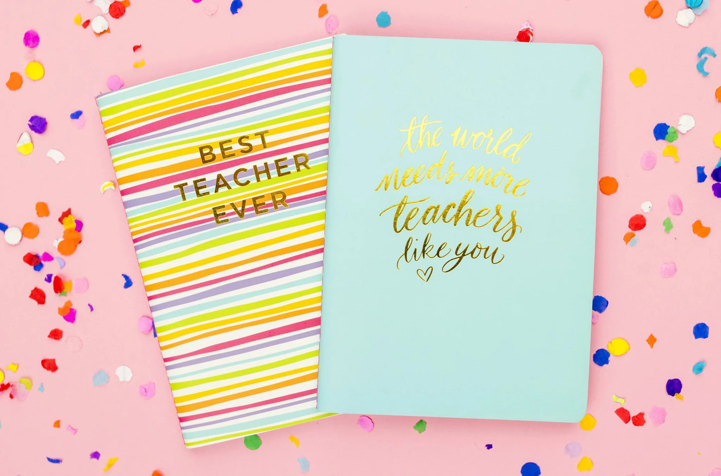 Best Teacher Ever Luxury Notebook Gift Set - Elegant & Meaningful - Savannah Creations