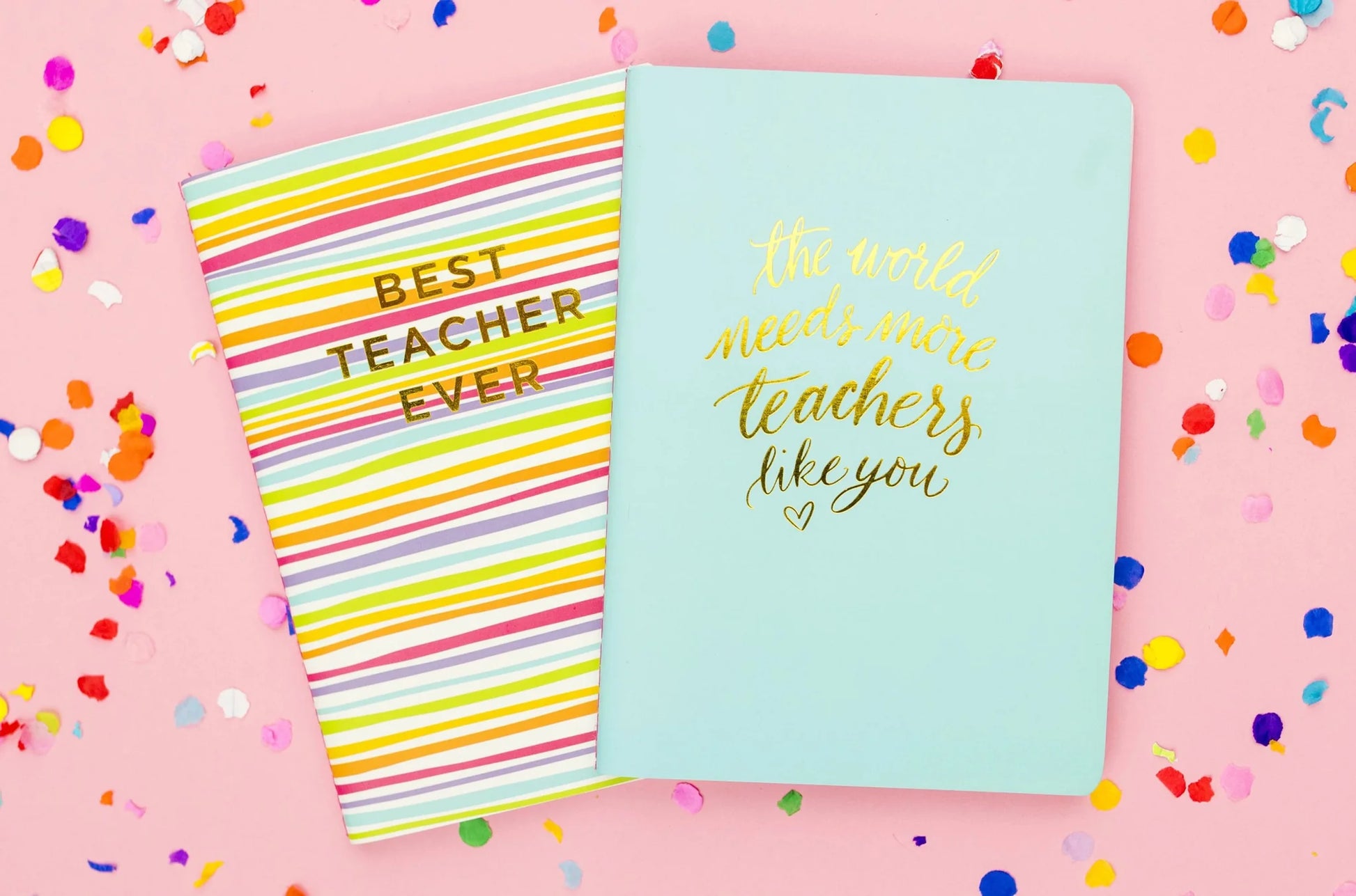 Best Teacher Ever Luxury Notebook Gift Set - Elegant & Meaningful - Savannah Creations