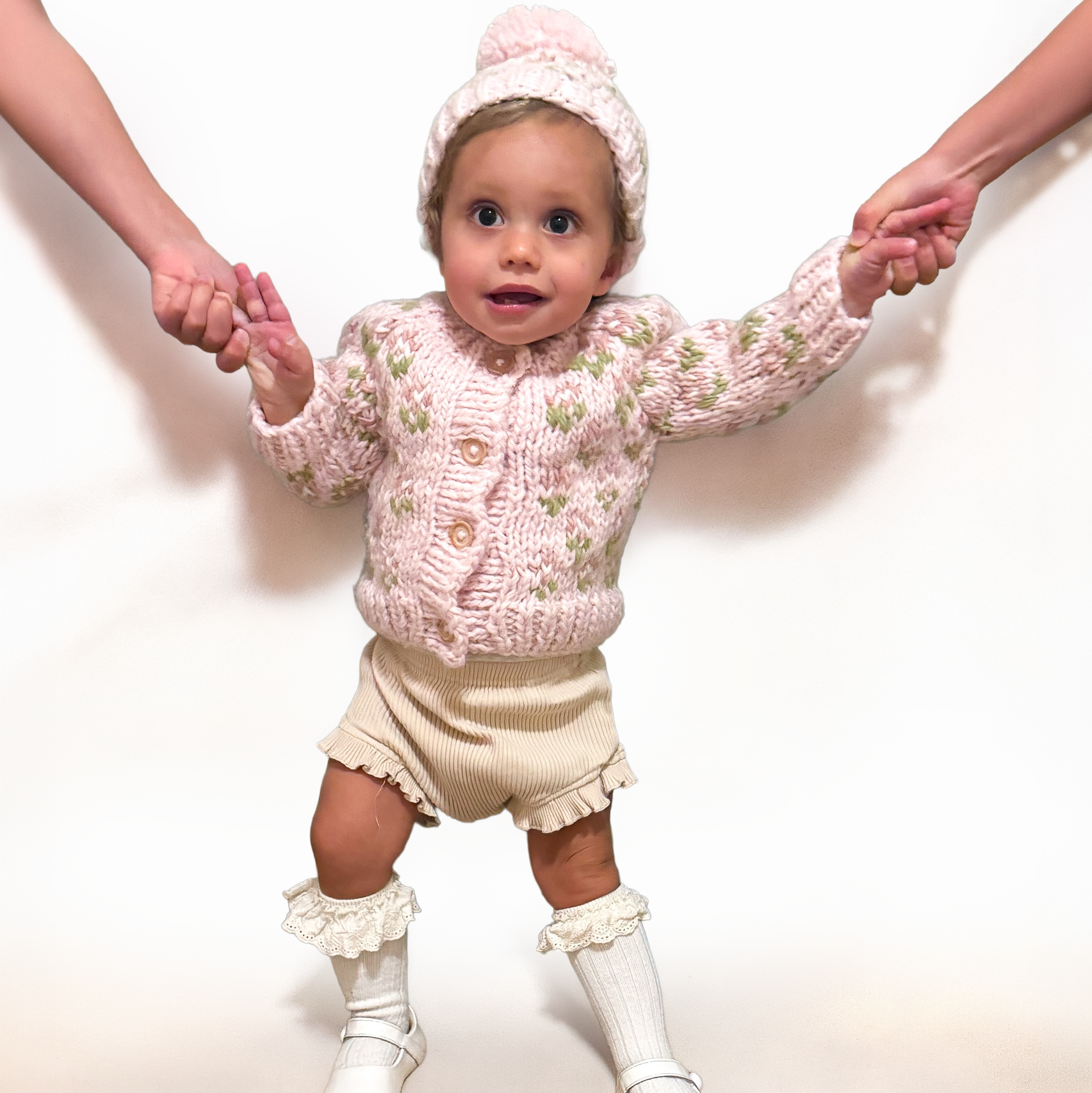 Bitty Blooms Blush Beanie Hat for Baby & Kids - Savannah Creations