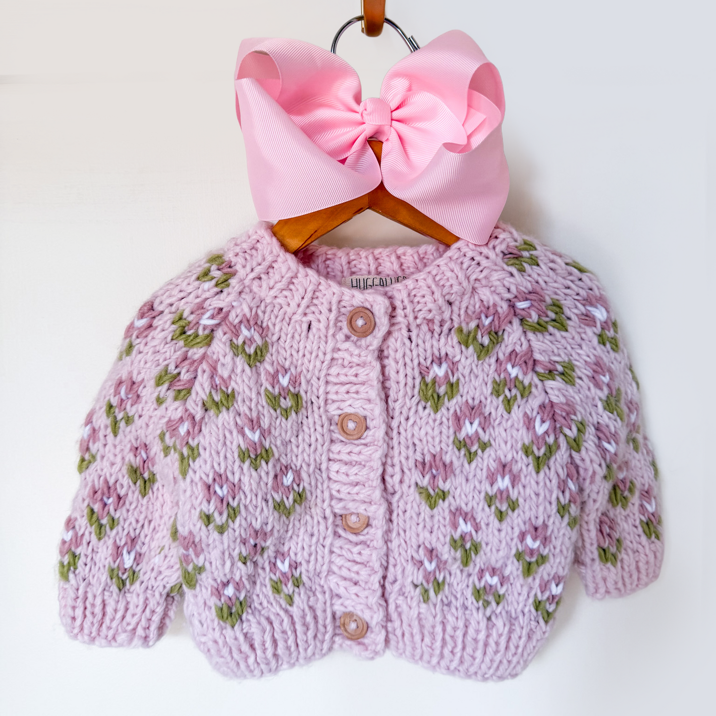 Bitty Blooms Blush Cardigan Sweater for Baby & Toddler - Savannah Creations