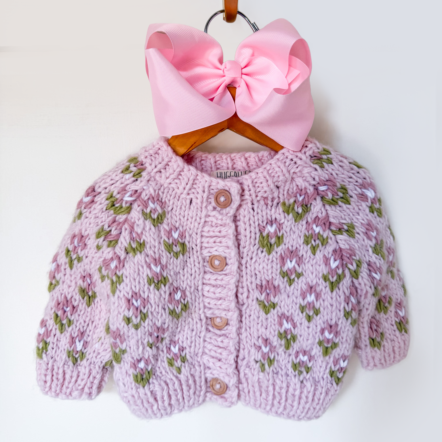 Bitty Blooms Blush Cardigan Sweater for Baby & Toddler - Savannah Creations