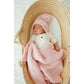 Blush Garter Stitch Knit Blanket Baby - Savannah Creations