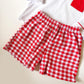 Boy's Monogrammed Valentine Outfit, 2 Piece Set, Shorts and Top, Photos, Party Outfit, Valentine's Day
