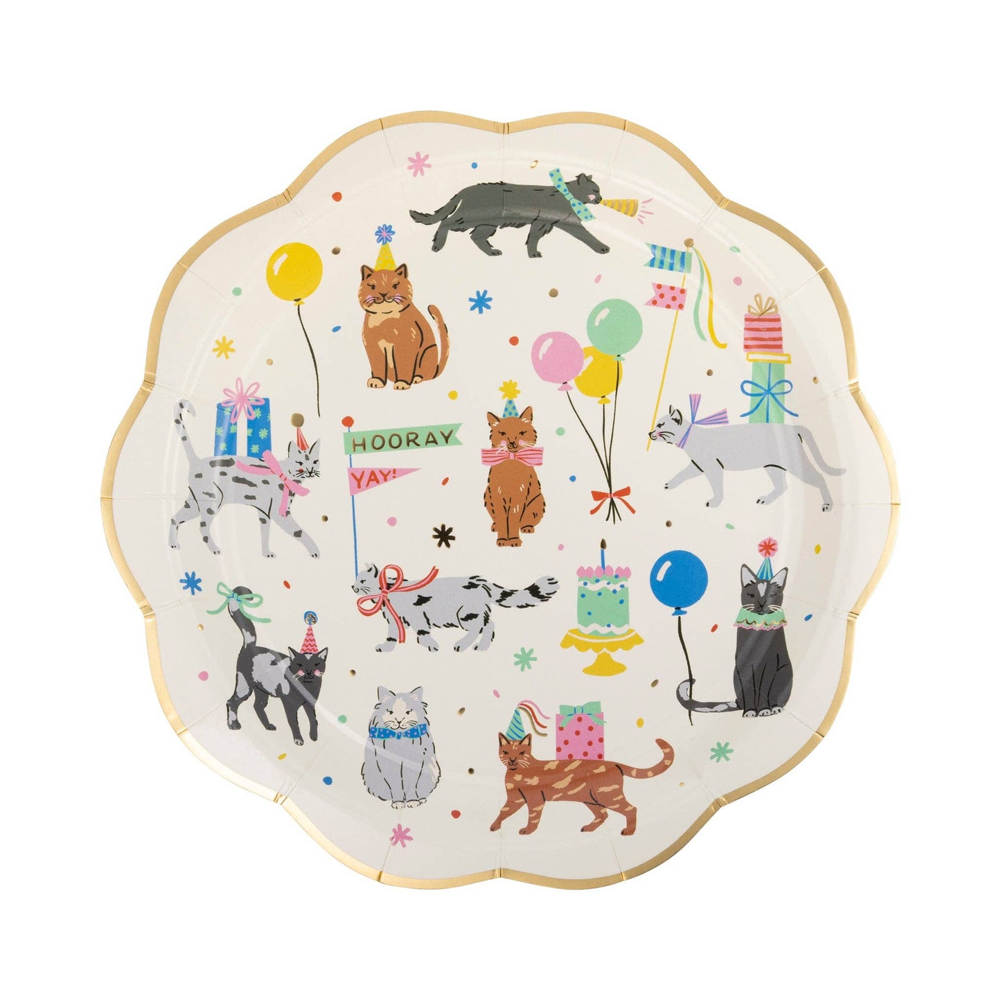 PET1143 - Cat Party Plate - Savannah Creations