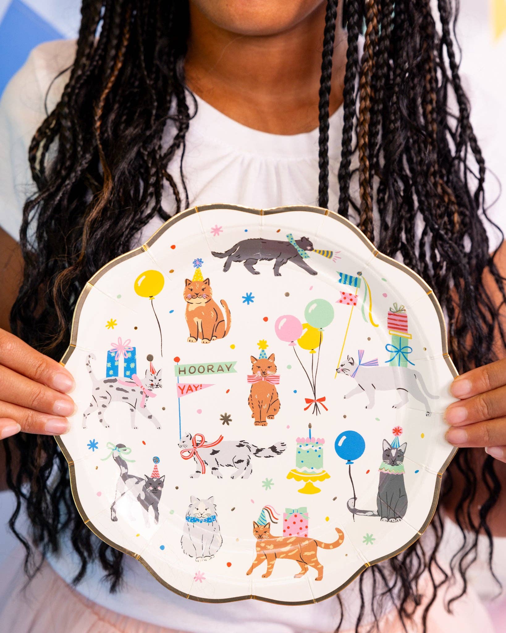 PET1143 - Cat Party Plate - Savannah Creations