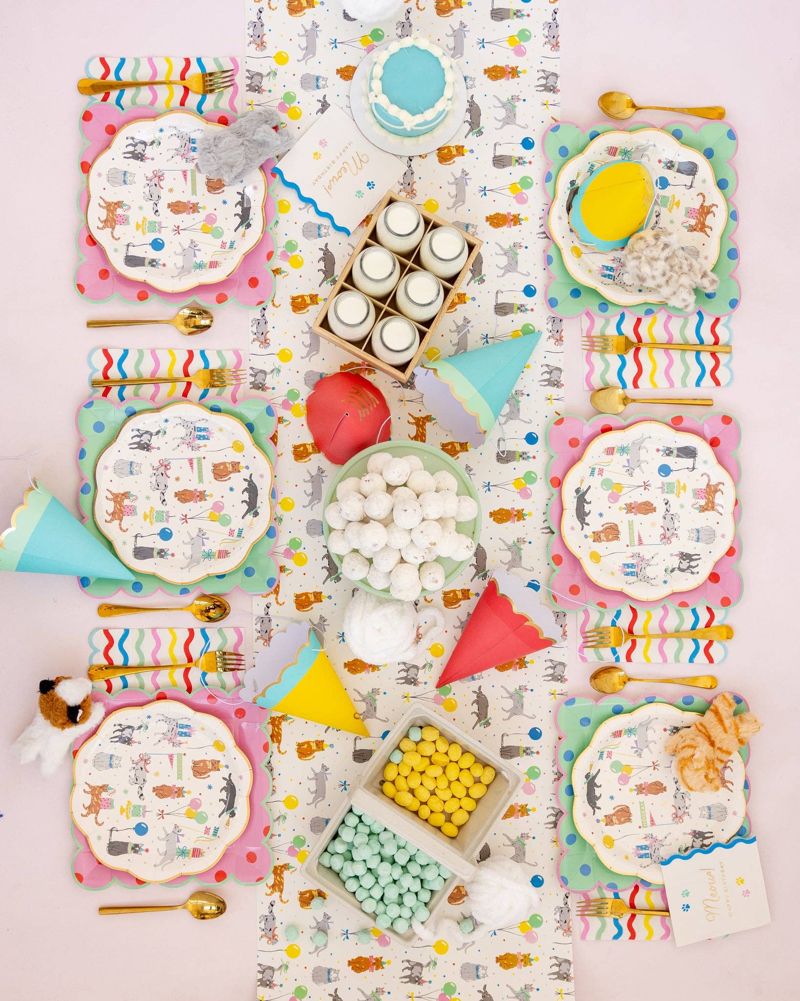 PET1143 - Cat Party Plate - Savannah Creations