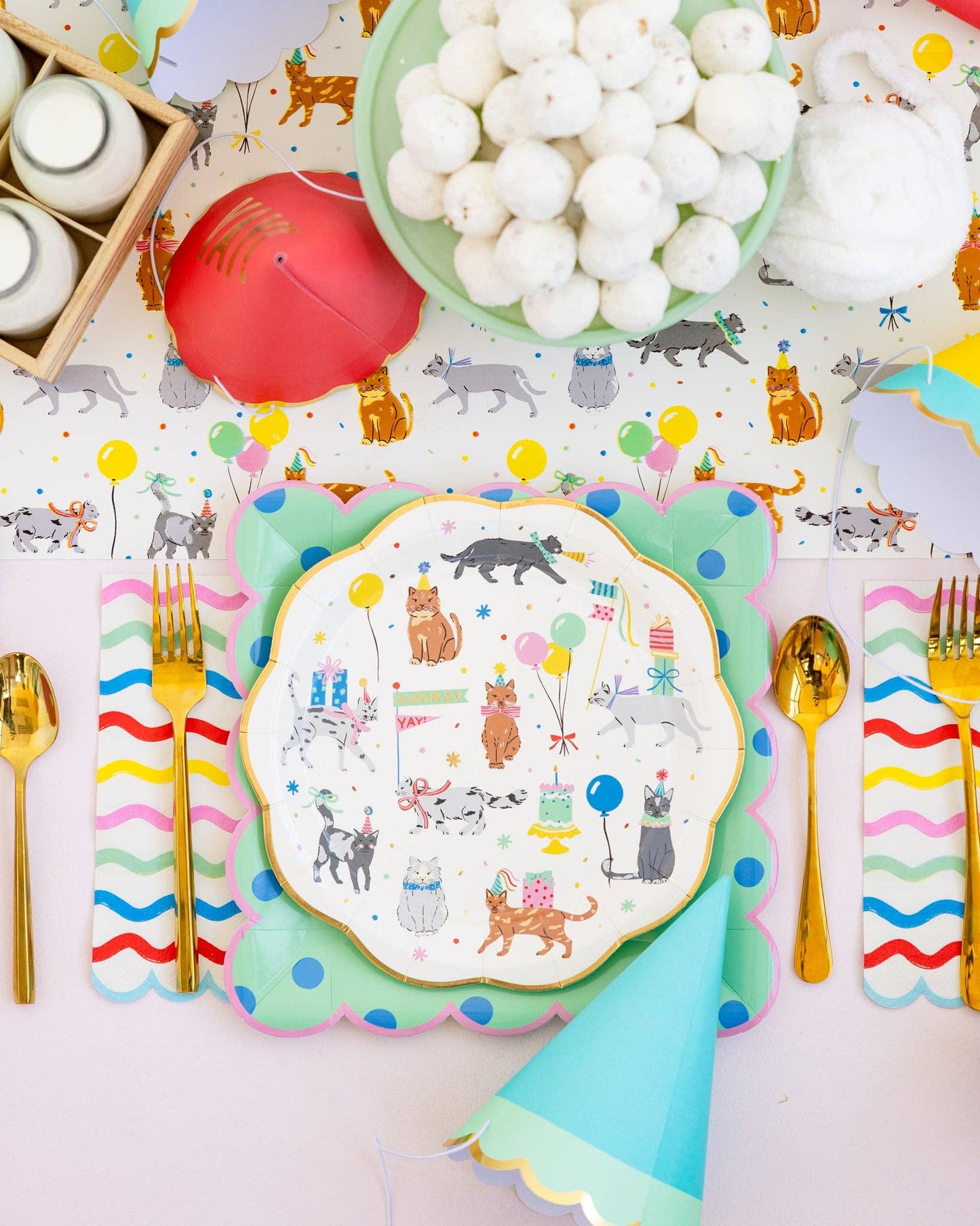 PET1143 - Cat Party Plate - Savannah Creations