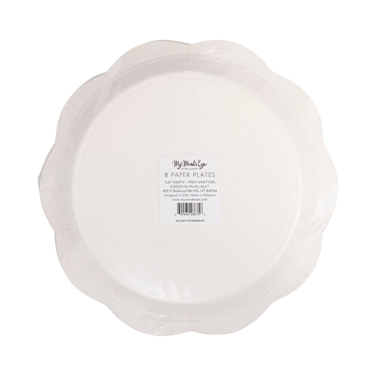 PET1143 - Cat Party Plate - Savannah Creations