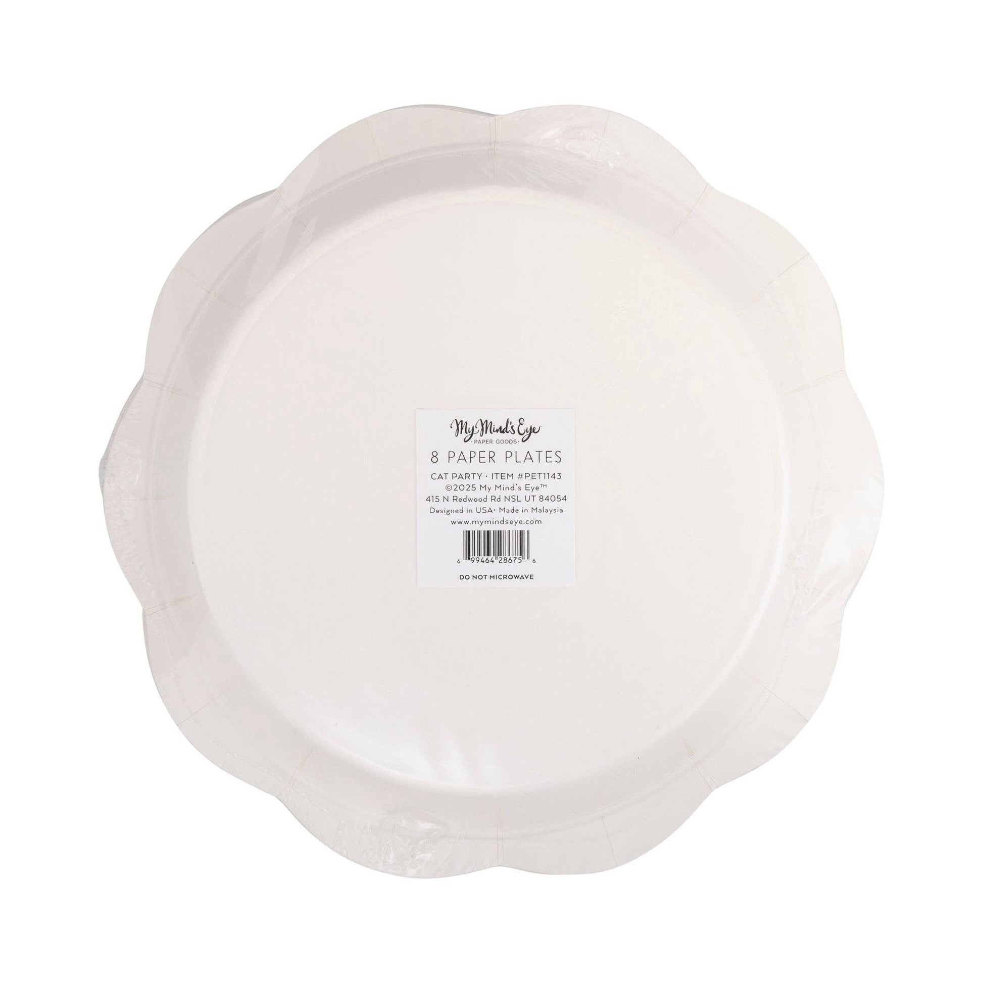 PET1143 - Cat Party Plate - Savannah Creations