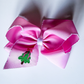 Christmas Tree Embroidered Hairbow - Savannah Creations